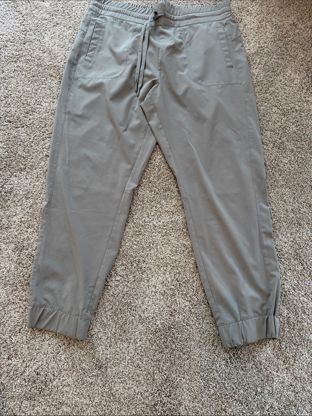 Kyodan Light Beige Jogger Pants with Drawstring, size XL